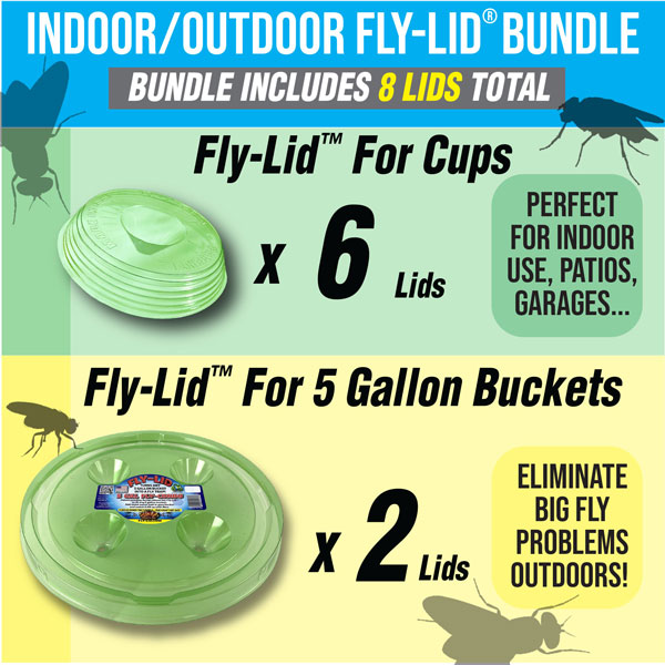 5 Gallon Bucket Fly Lid - Turn any 5 gallon bucket into a Fly Trap - Billy  Bob